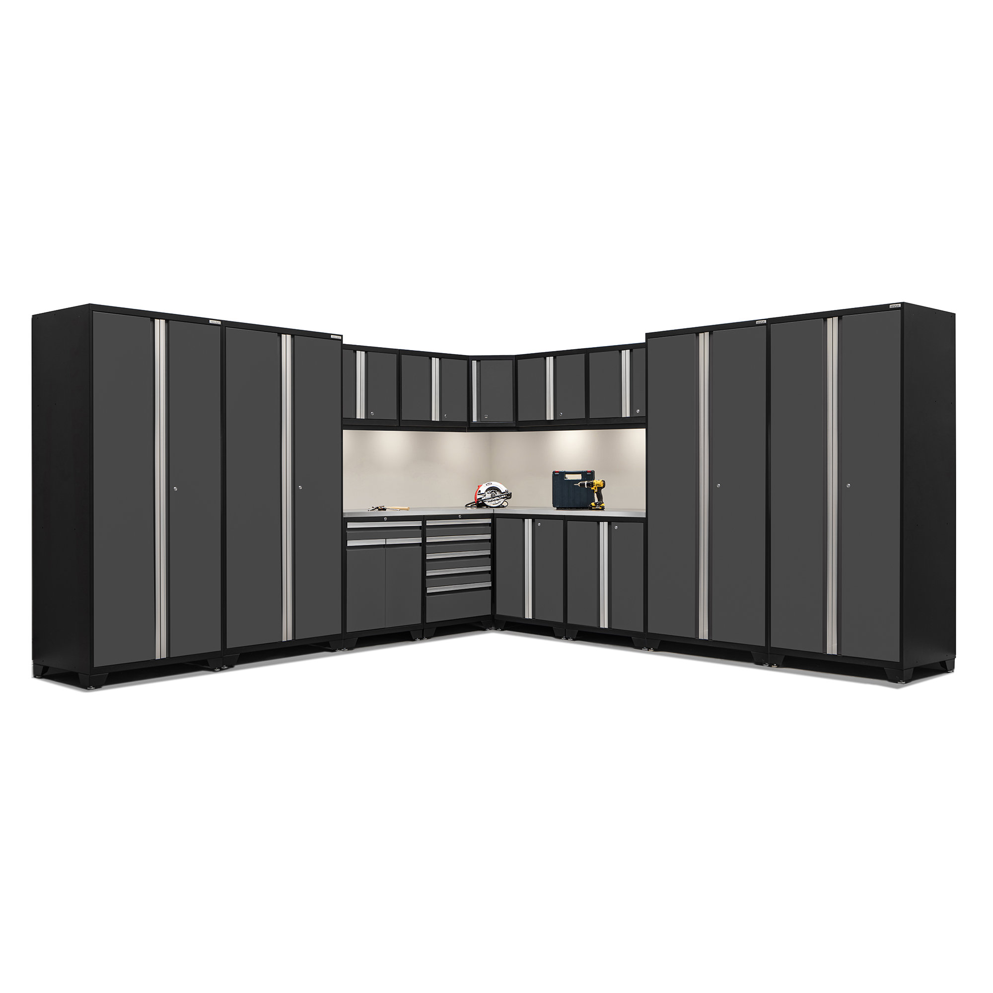 NewAge Products Pro 3.0 Series 16Piece Garage Storage Set with Worktop Wayfair